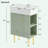 Bathroom vanity with Right side storage