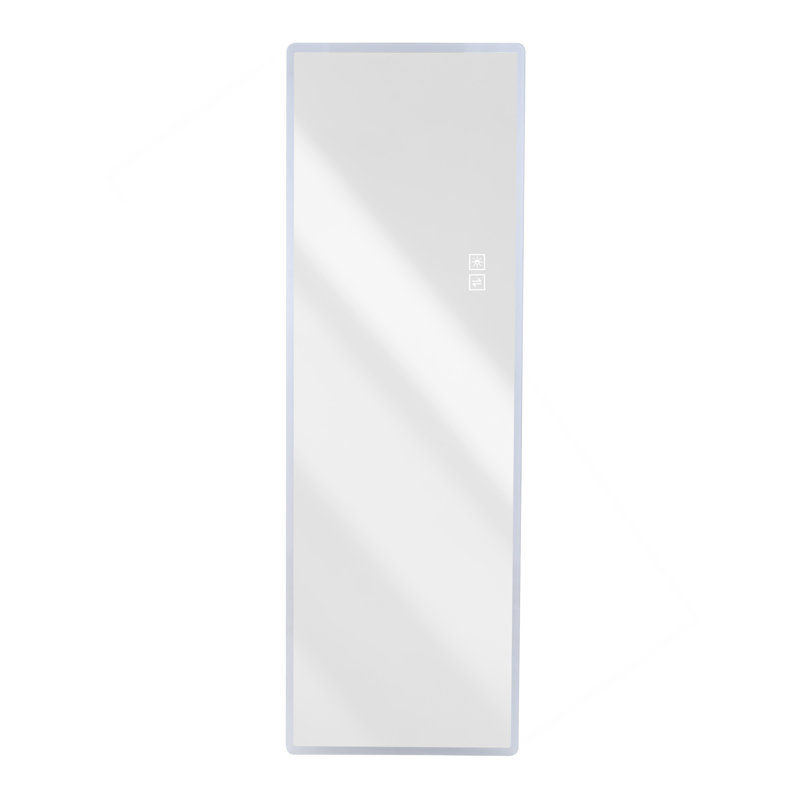 Full Length Mirror Lighted Vanity Body Mirror LED Mirror Wall-Mounted Mirror Big Size Rounded Corners, Bedroom,Living Room,Dressing Room Hotel