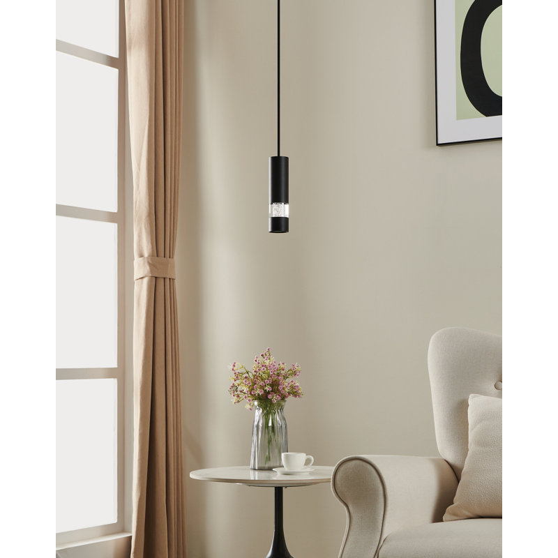 Paiyton 1-light Black Pendant Light