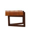 Waylan Genuine Leather Upholstered Bench