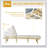 Outsunny Chaise Lounge Chair for Outdoor, Patio Recliner with 4-Position Adjustable Backrest-1174567376