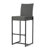 2Pcs Outdoor Transitional - , Iron Frame, To Weather, Dark Brown/Grey, 30" Seat Height, Assembly Included Pair Construction, 20.51" D X 16.55" W 42.73" H, 30.00" Height-1159422689