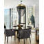 Brass & Leather Fringe Chandelier
