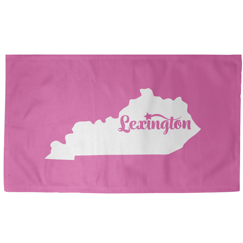Tapis de l’aire rose lexington kentucky, Rectangle 2 pi x 3 pi, Oui