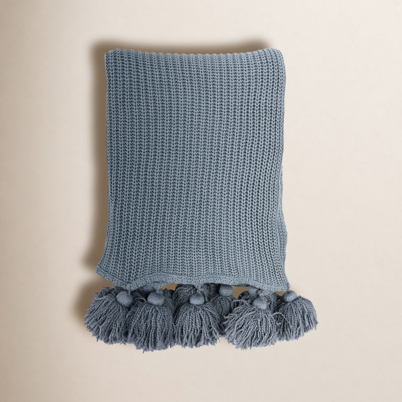 100% Cotton Blanket, Blue