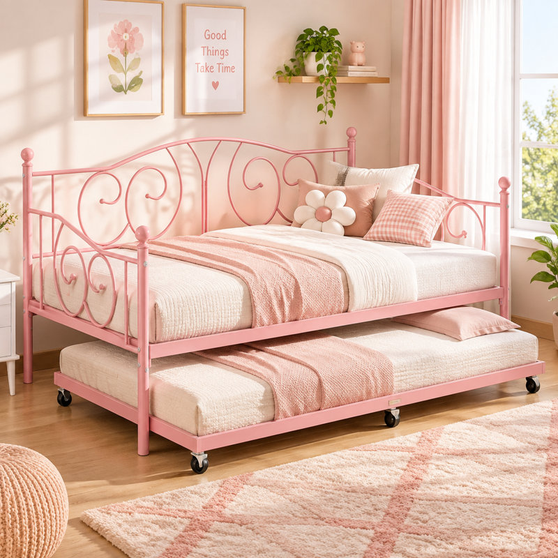 Steel with Trundle Bed