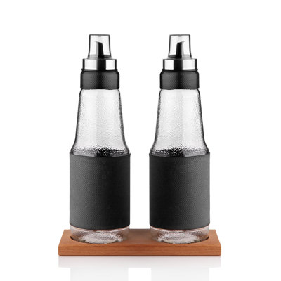 Glass Oil & Vinegar Cruet Set
