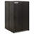 vidaXL Single Wheelie Bin Shed Black 27.6"x31.5"x46.1" Poly Rattan-88344687
