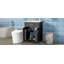 Ensemble de meuble-lavabo 24 po avec lavabo en céramique, meuble-lavabo peu encombrant - l 24 po x P 18 po x H 34 po, 2 portes à fermeture en douceur-1836924698