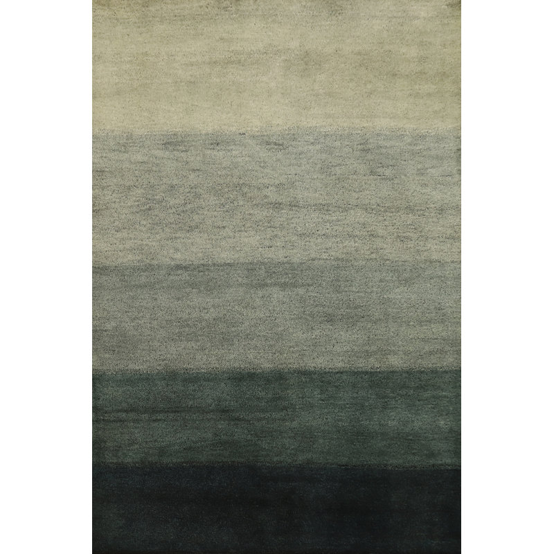 Tapis sophistiqué de style Gabbeh dégradé 6 x 8 rehausser votre maison douillette