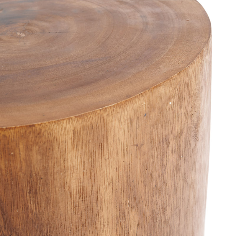 Jellico Solid Wood Accent Stool, Natural