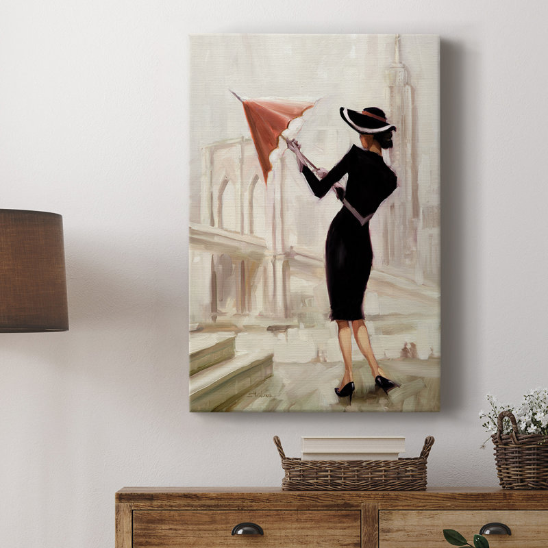 Hello, New York - Cavas enveloppés de galerie, H 27 po x l 18 po