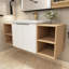 Ensemble de meuble-lavabo simple 48 po avec plateau en céramique Annabeth