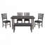 Table et chaises de salle à manger avec banc-242667681-242667684-242667685