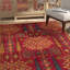 Tapis rouge en laine touffeté à la main Wahcheechee-24759854