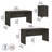 Echo 3-Piece Bow Front Desk, Credenza and Filing Cabinet Set-53266145