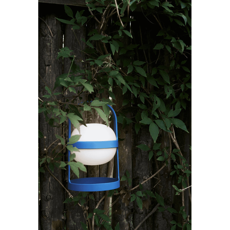 Soft Spot Solar Circular, 9.8" H x 5.9" W x 5.9" D, Sky Blue