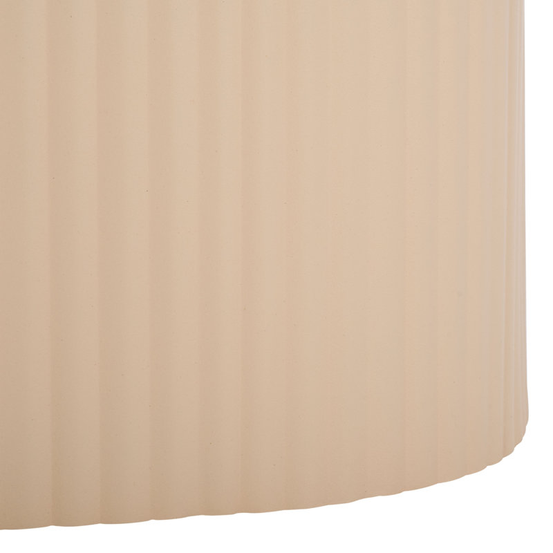 Petite table d'appoint MTP, H 18,11 po x l 24,41 po x P 16,54 po, Beige