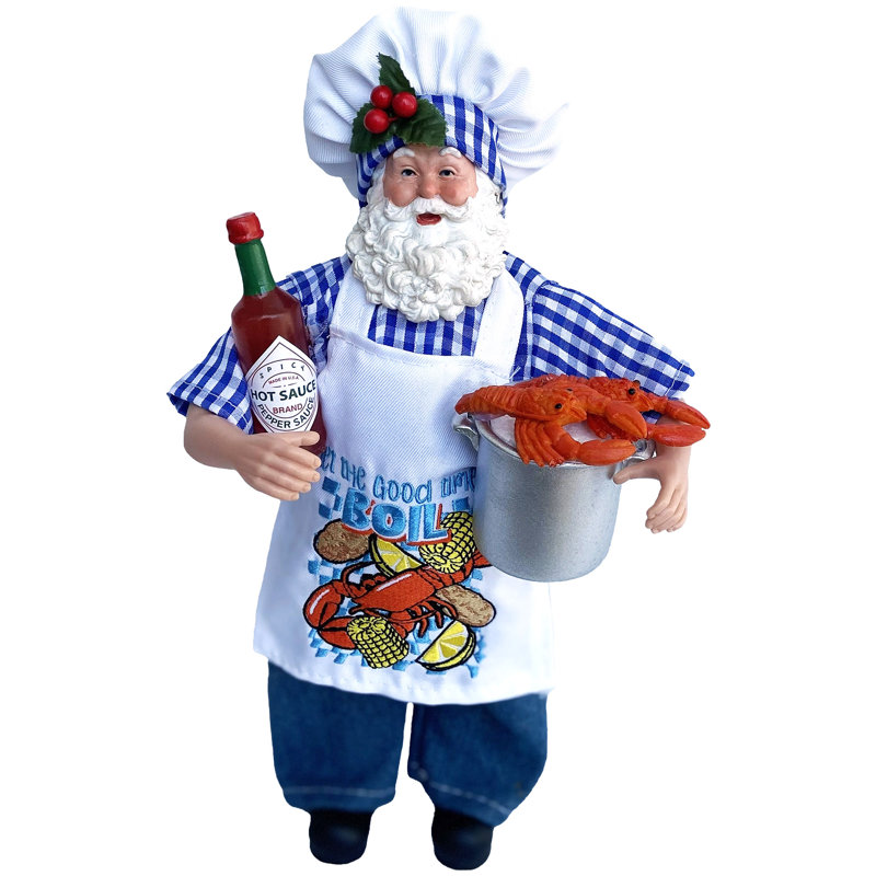 12” Seafood Boil Santa