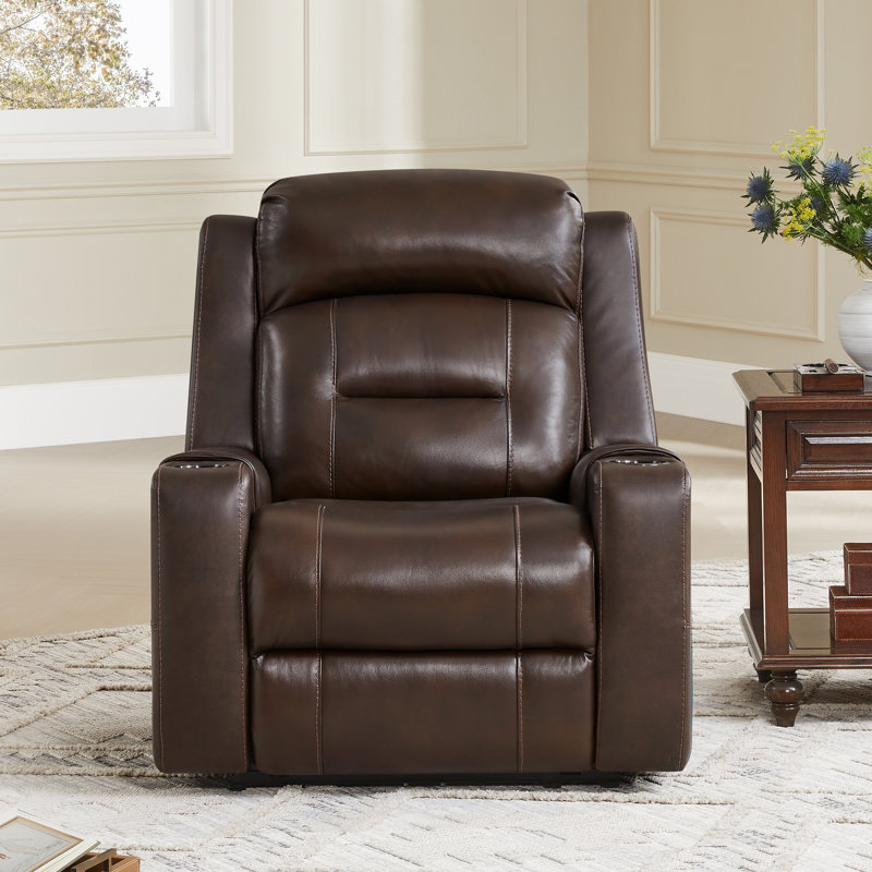 Très grand fauteuil inclinable électrique Olathe, Brun