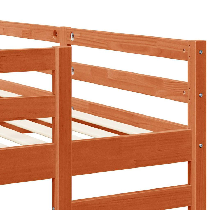 Bunk Bed, 200 x 200cm, Wax Brown