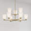 Lustre 9 lumières 28,5 "de large Merity-115042404