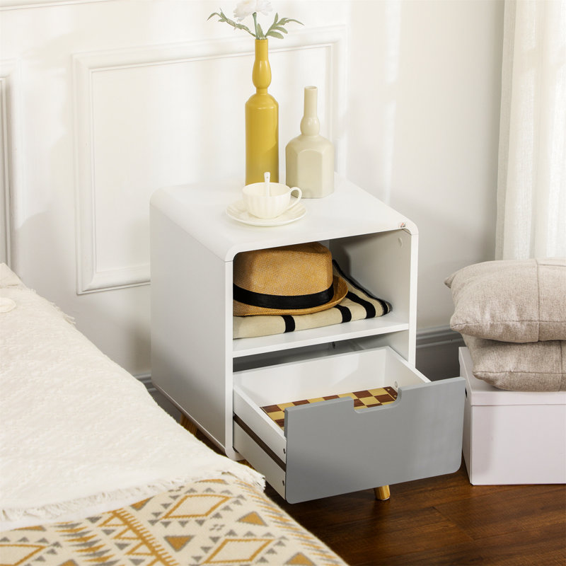 Mullica 40cm W Bedside Table
