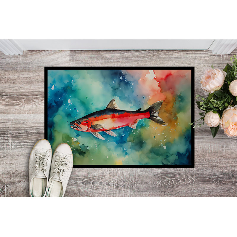Salmon Doormat, L 24 po x L 36 po