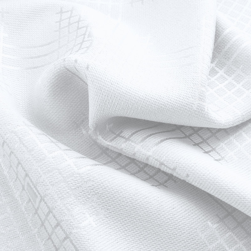 Paire de rideaux Celeste Shimmer, Blanc