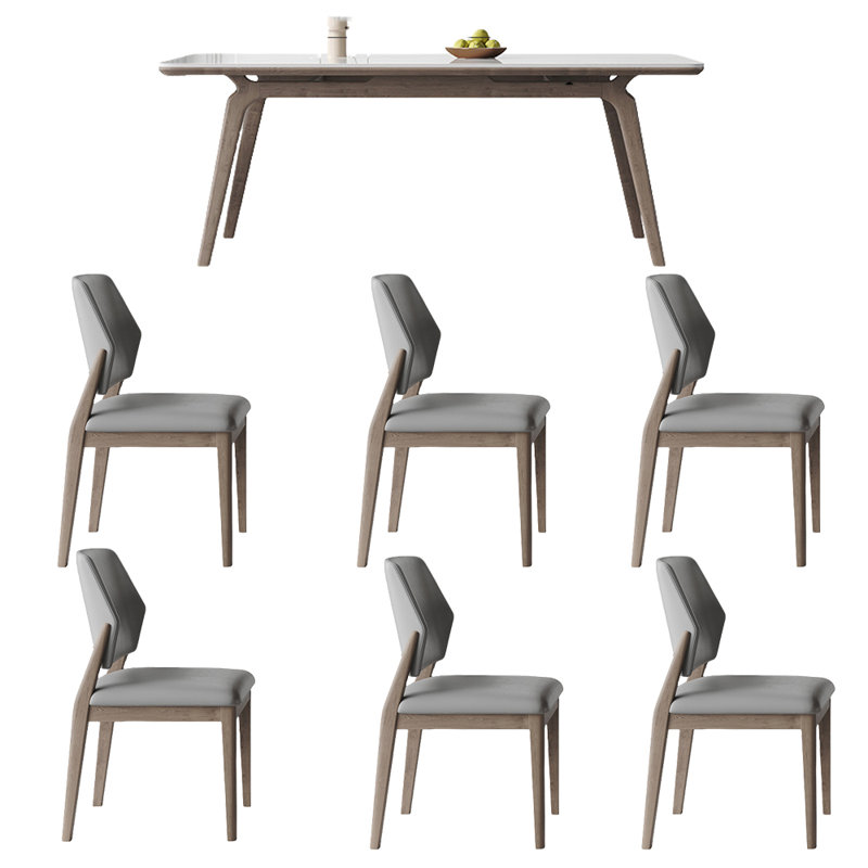 Ensemble de table et chaises Bright Rock, H 29,52 po x L 70,86 po x l 35,43 po