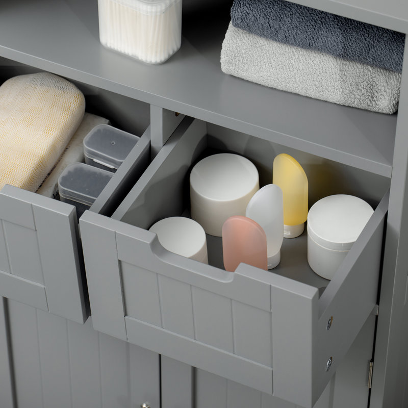 Armoire à linge autoportante, Gris