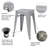 Shively Iron Counter Stool with Iron Frame-834113214