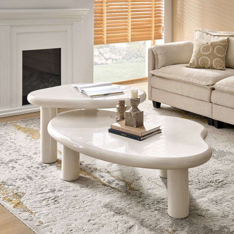 Table basse Sandown, Blanc
