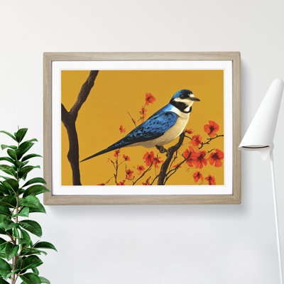 Otherworldly Swallow Bird - Single Picture Frame Print
