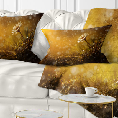 Coussin de soleil à fleurs