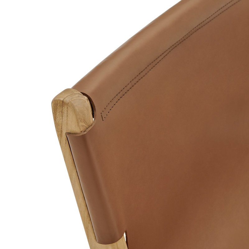 Sonora Leather Dining Chair, Chestnut Tan
