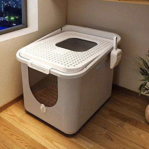 Gower Plastic Litter Box, Green