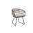 Cendro 2-Person Modern Coastal Outdoor All-Weathe Bistro Set with PE Wicker Chairs & Side Table and Cushions