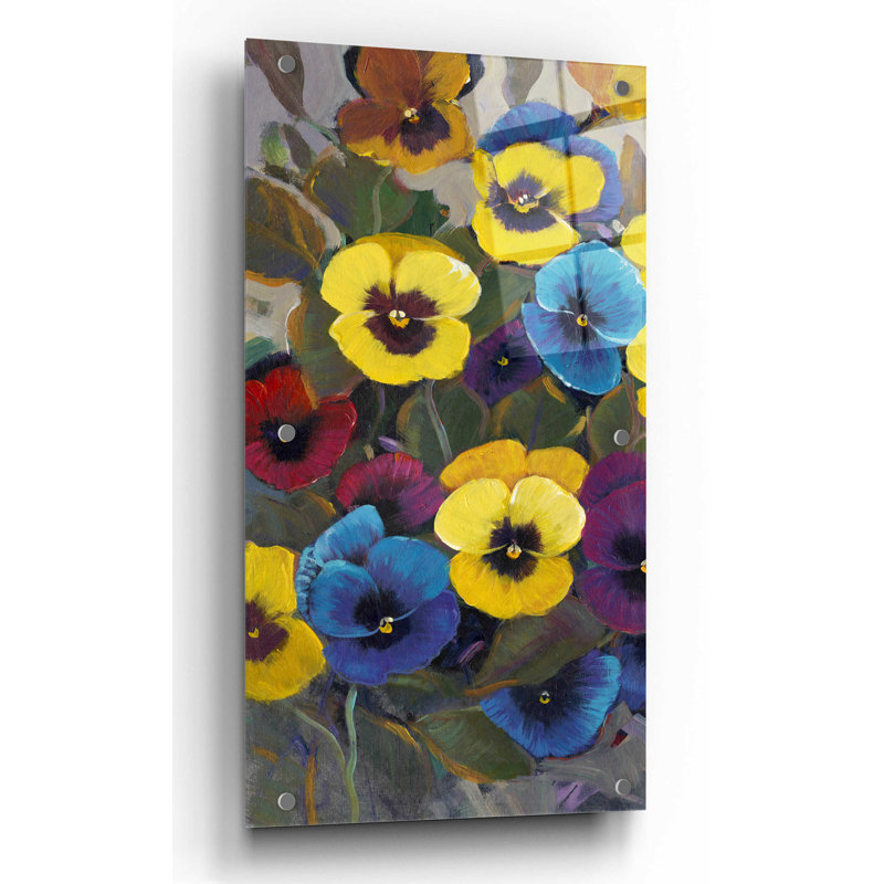 «Pansy Panel I» par Tim O'Toole, H 24 po x l 12 po