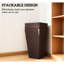 Jardinières en polypropylène durable, style rotin, pour une décoration intérieure et extérieure moderne