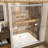 Aluminum Frame 54" W X 72" H Double Sliding Shower Door With 1/4" Clear Tempered Glass, - Proof Film, Corrosion Handles, Adjustable Width, Reversible Installation, Waterproof For Bathroom High Wide,-122098460