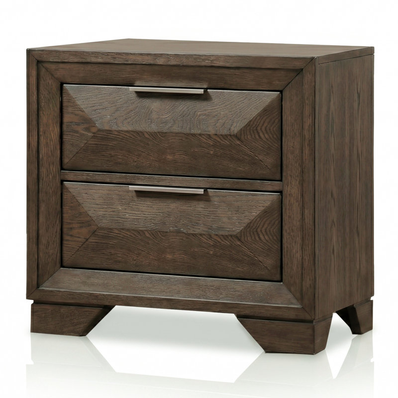 Table de chevet 2 tiroirs Fikir