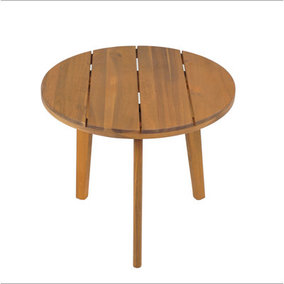 Acacia Round Outdoor Side Table