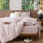 MooMee Striped Duvet Cover Set 100% Washed Cotton Linen Like Textured-117586340-114985966