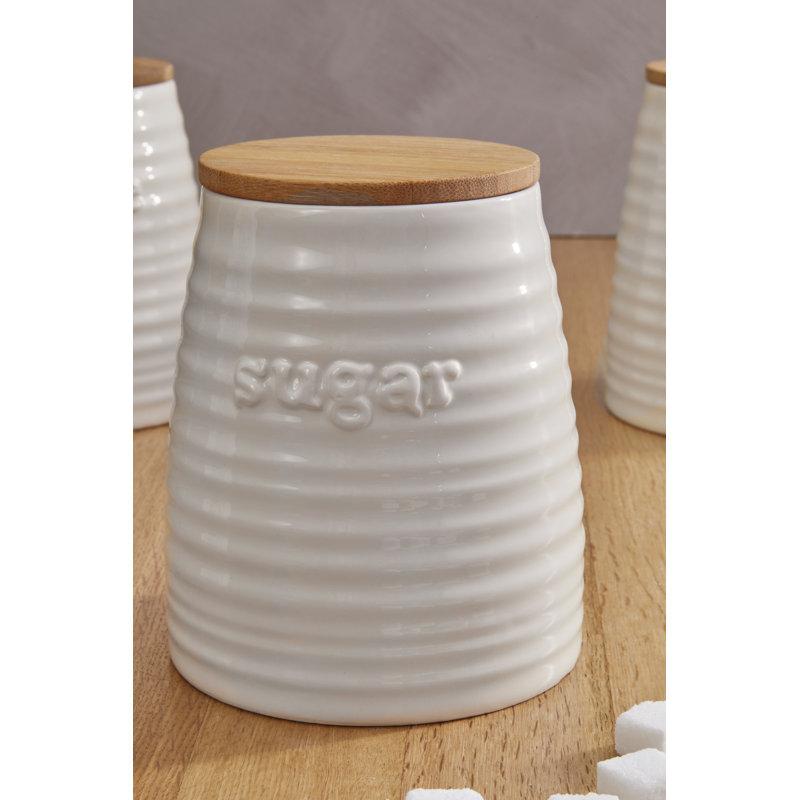 Mcelveen Ceramic / Porcelain Jar, Cream