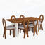 Ensemble de table à manger 7 pièces, ensemble de table à manger-191880097