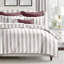 August Stripe Reversible Cotton Duvet Cover Set-505051815-505051808