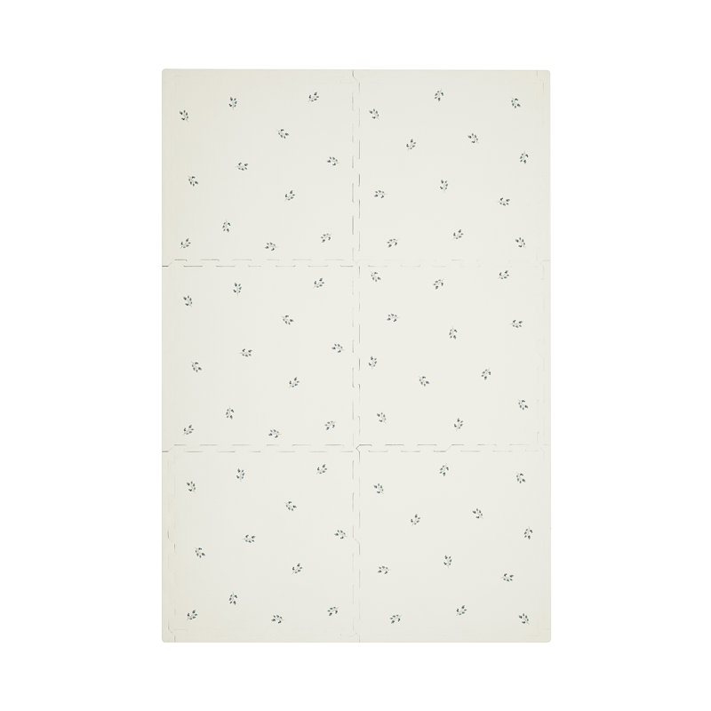3 Sprouts - Tapis en mousse pour bébé et enfants - Bleuet, Bleuet naturel