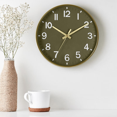 Horloge murale en plastique Karls