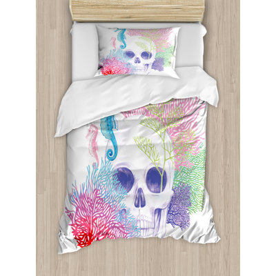 Animal Coastal Polyester Duvet Cover